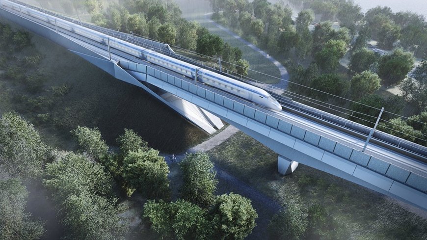 HS2 celebrates big carbon saving on UK’s longest rail bridge